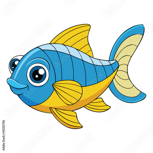 Tropical Fish Illustration
