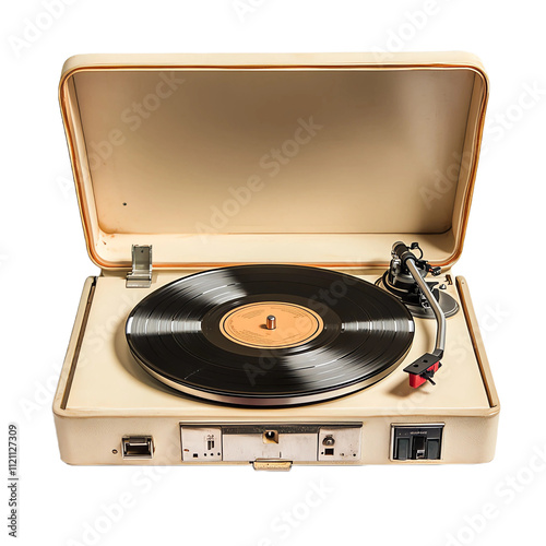 A Classic Record Player PNG