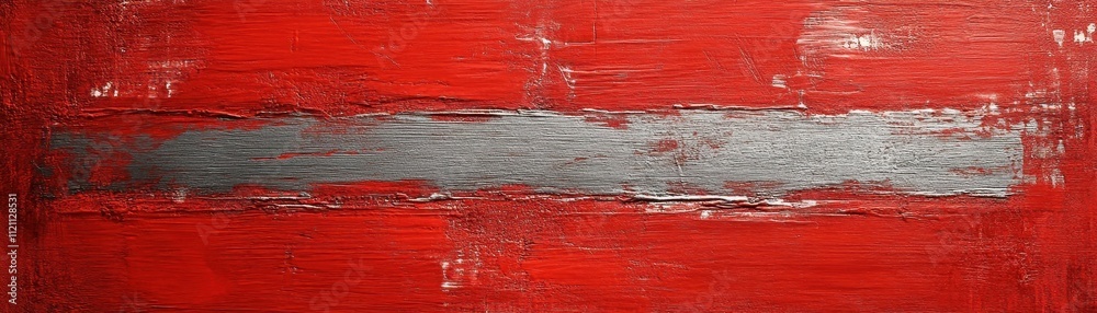 Abstract Red and Grey Impasto Painting Texture Abstract Red and Grey Impasto Painting Texture
