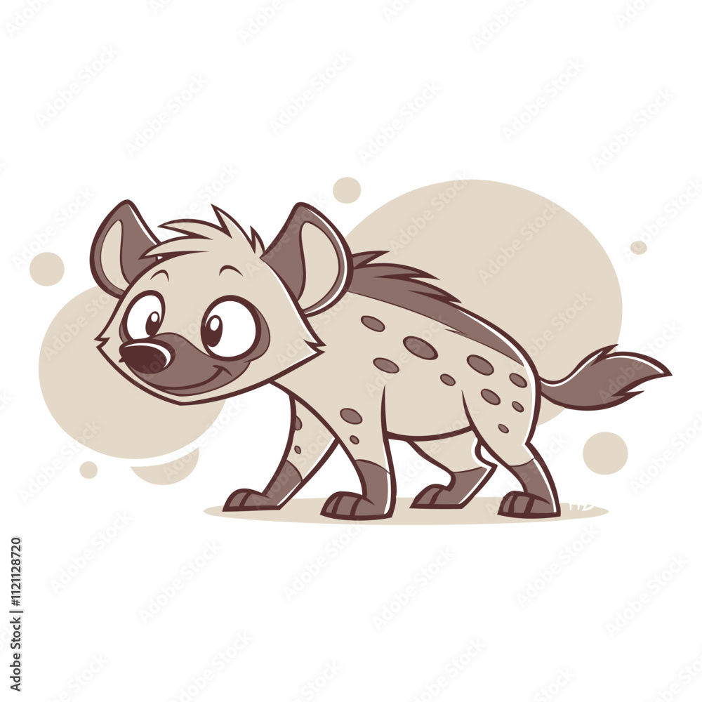 Vibrant Hyena Vector Art - Wildlife Illustration Vibrant Hyena Vector Art - Wildlife Illustration