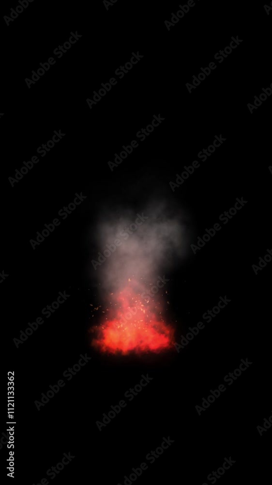 Realistic fire animation set on black background . 4K animation for film ads and movie. Realistic fire animation set on black background . 4K animation for film ads and movie.