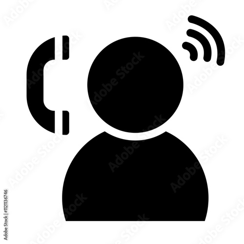 Contact Us Solid Icon
