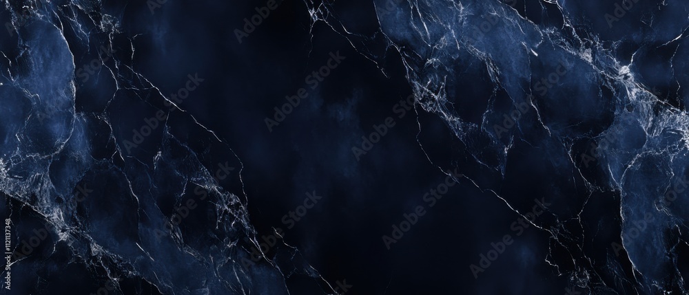 Dramatic Dark Blue Marble Texture Background, Elegant Swirls and Veins Dramatic Dark Blue Marble Texture Background, Elegant Swirls and Veins