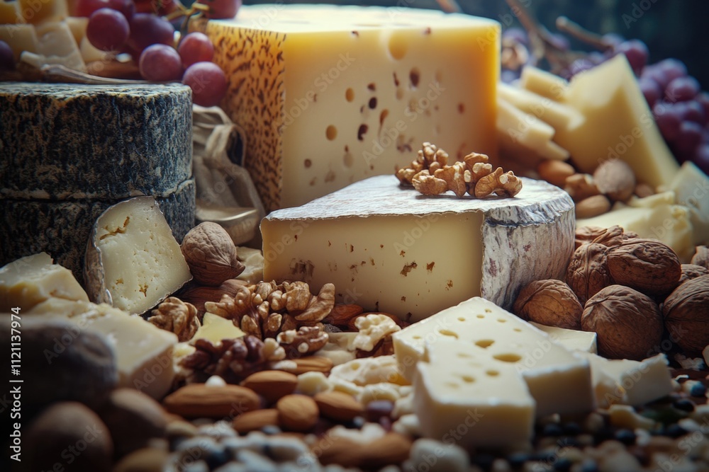 Cheese and Nuts Platter Cheese and Nuts Platter
