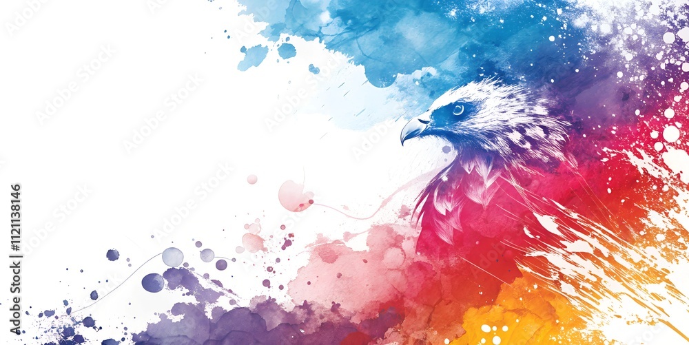 abstract artistic design featuring vibrant watercolor splashes and gradients abstract artistic design featuring vibrant watercolor splashes and gradients