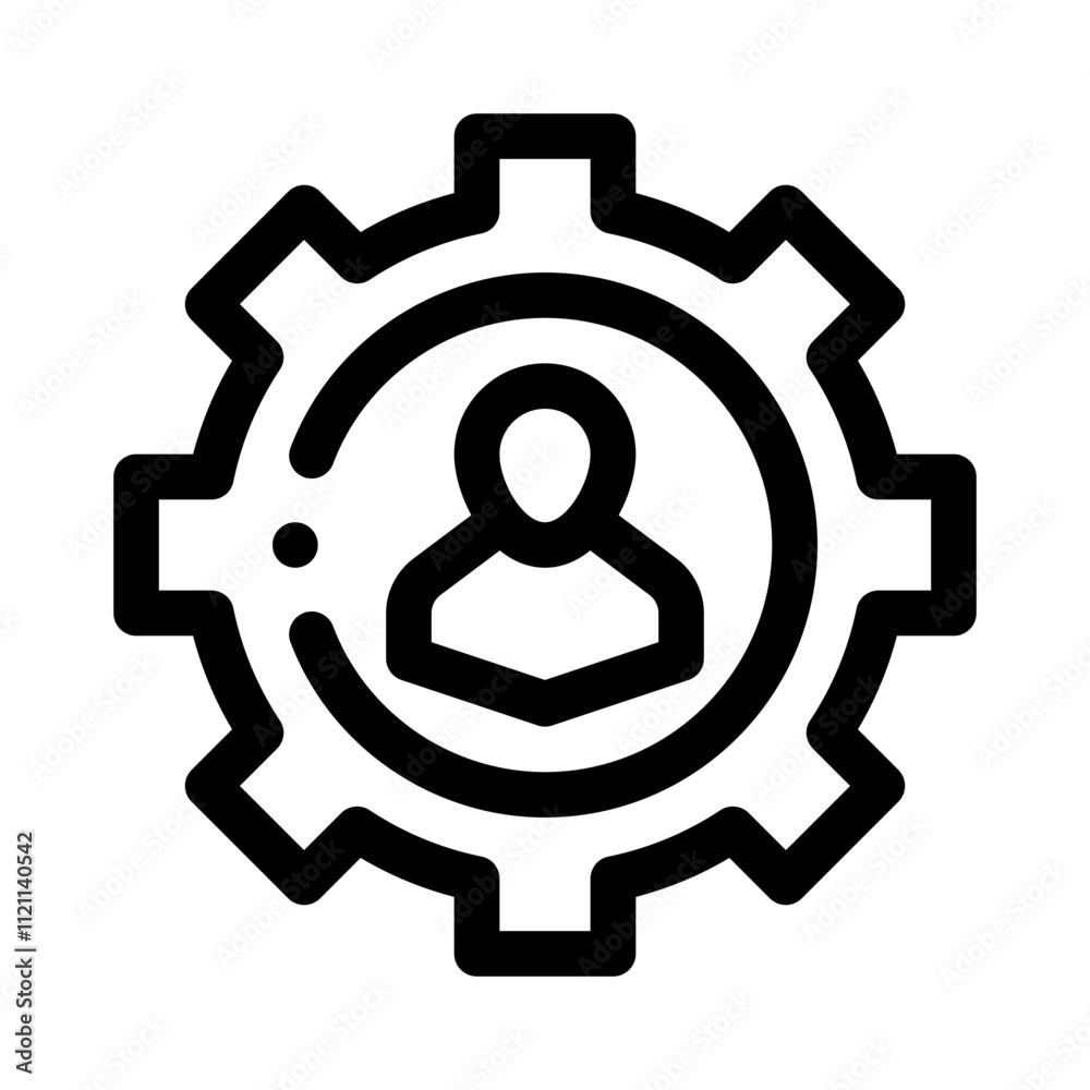 Human Resources line icon Human Resources line icon