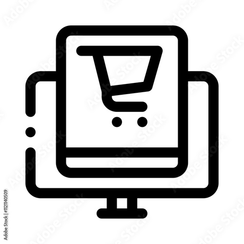 E commerce line icon