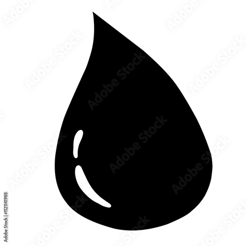 oil drop vector