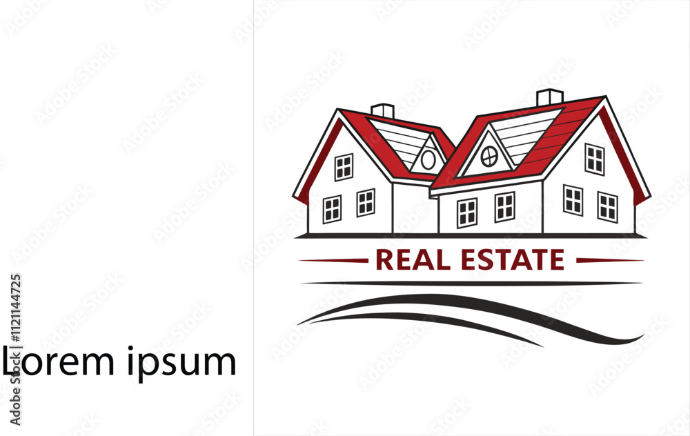 Fototapeta premium Nature Meets Comfort in Real Estate