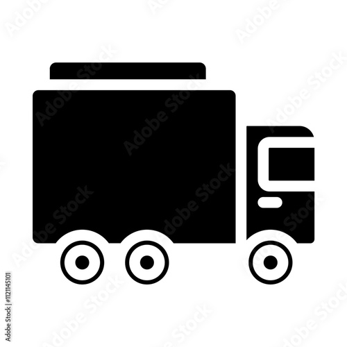 Truck Solid Icon photo