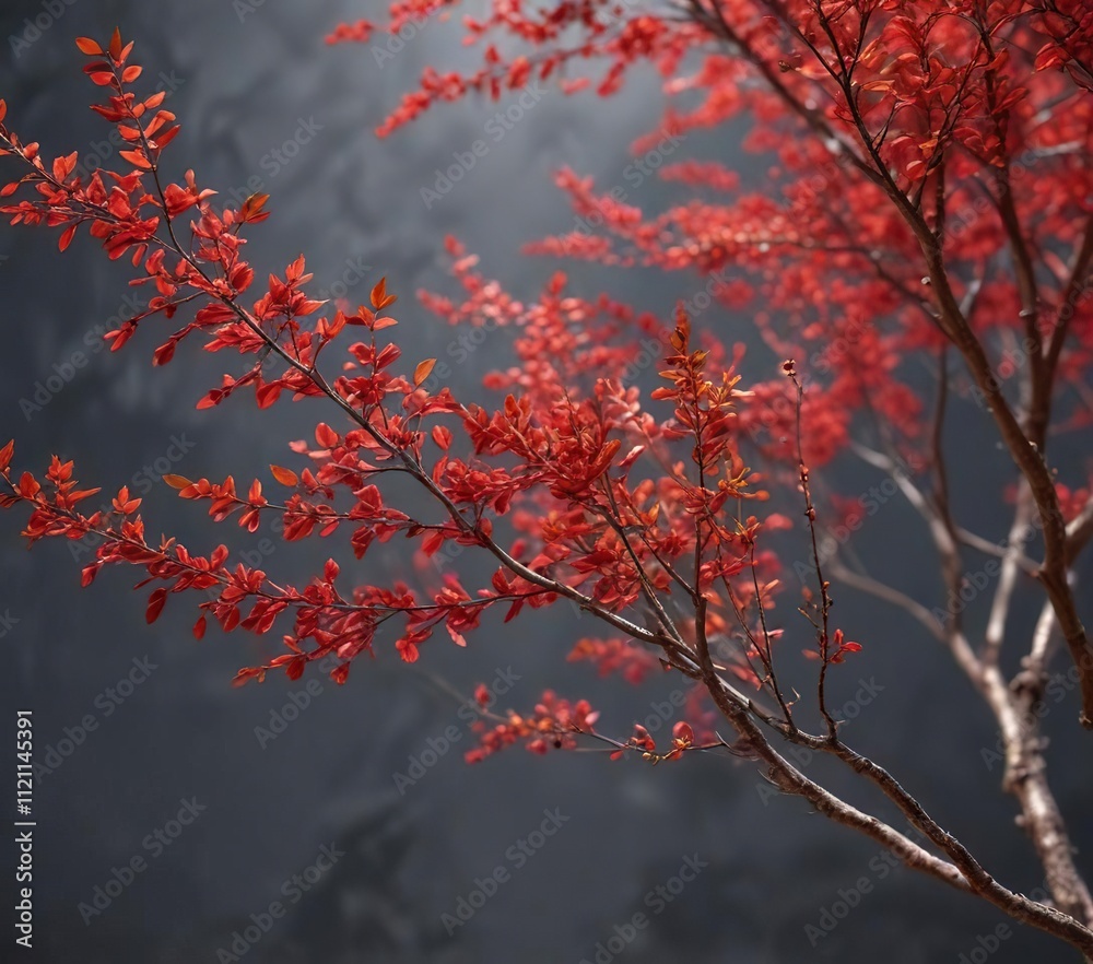 delicate red tree seed branch mixture woven with thin twigs and vines, woven, tree branch arrangement, winter wreaths delicate red tree seed branch mixture woven with thin twigs and vines, woven, tree branch arrangement, winter wreaths