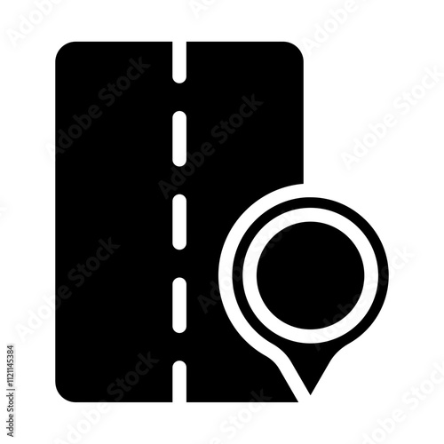 Ways Location Solid Icon