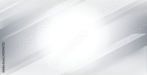 Gray and white gradient abstract background