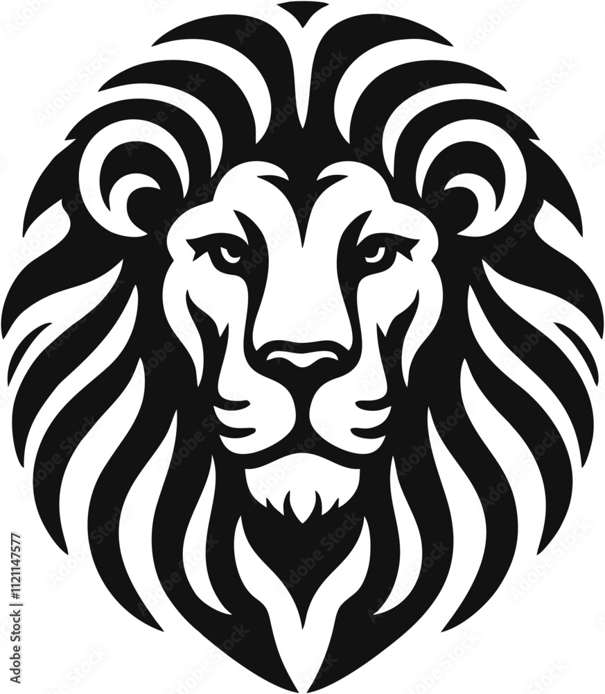 Fototapeta premium lion head mascot