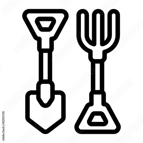 Shovel and Pitchfork icon