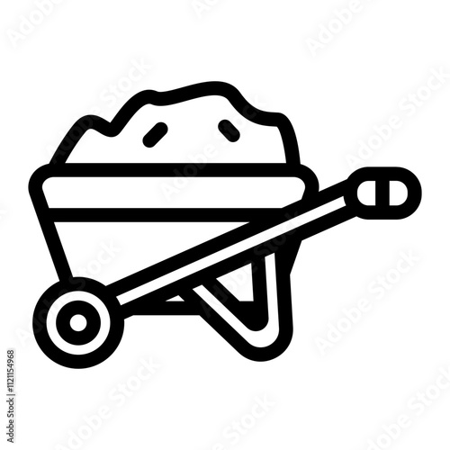 Wheelbarrow icon