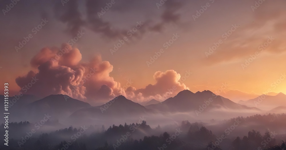 atmospheric conditions of dense smoky haze with a gradient color, smoky atmosphere, foggy landscape, smoke effects atmospheric conditions of dense smoky haze with a gradient color, smoky atmosphere, foggy landscape, smoke effects