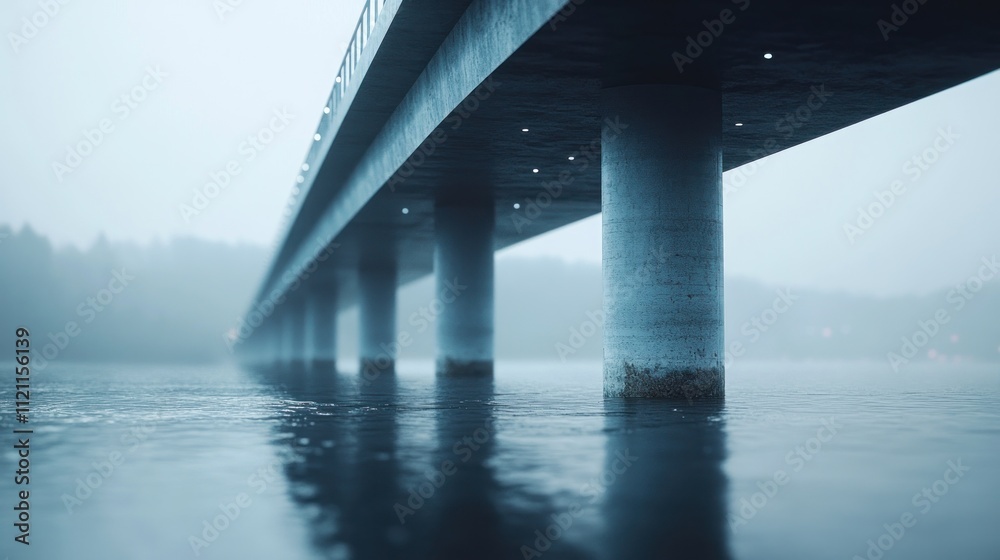 A Modern Bridge Spanning a Wide River A Modern Bridge Spanning a Wide River