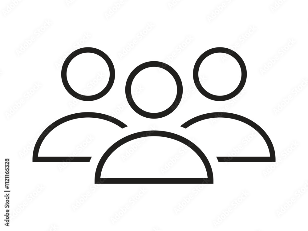 group icon. team of employees or person symbol. simple squad avatar for app, ui, website, design element. and vector illustration. group icon. team of employees or person symbol. simple squad avatar for app, ui, website, design element. and vector illustration.