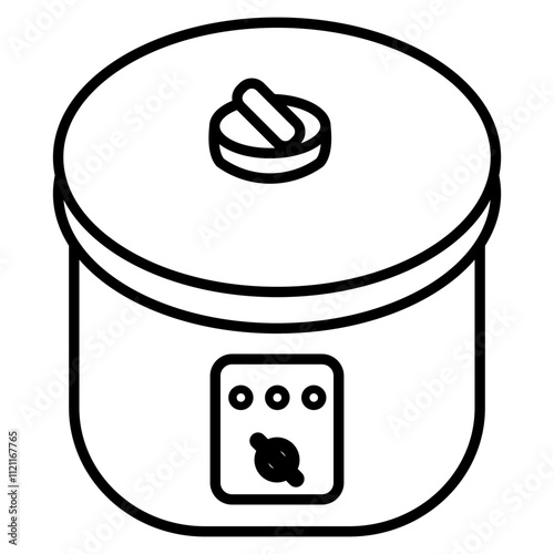 Pressure Cooker icon element for design