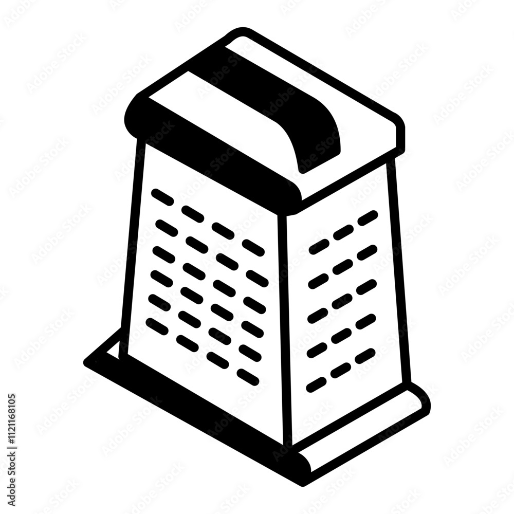 Grater icon element for design Grater icon element for design