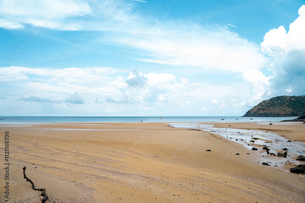 Beautiful tropical beach on Con Dao island in Vietnam Beautiful tropical beach on Con Dao island in Vietnam