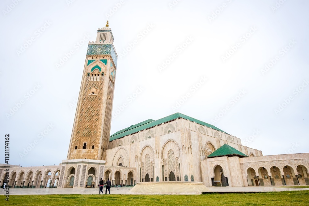 Hassan II mosque in Casablanca, Morocco