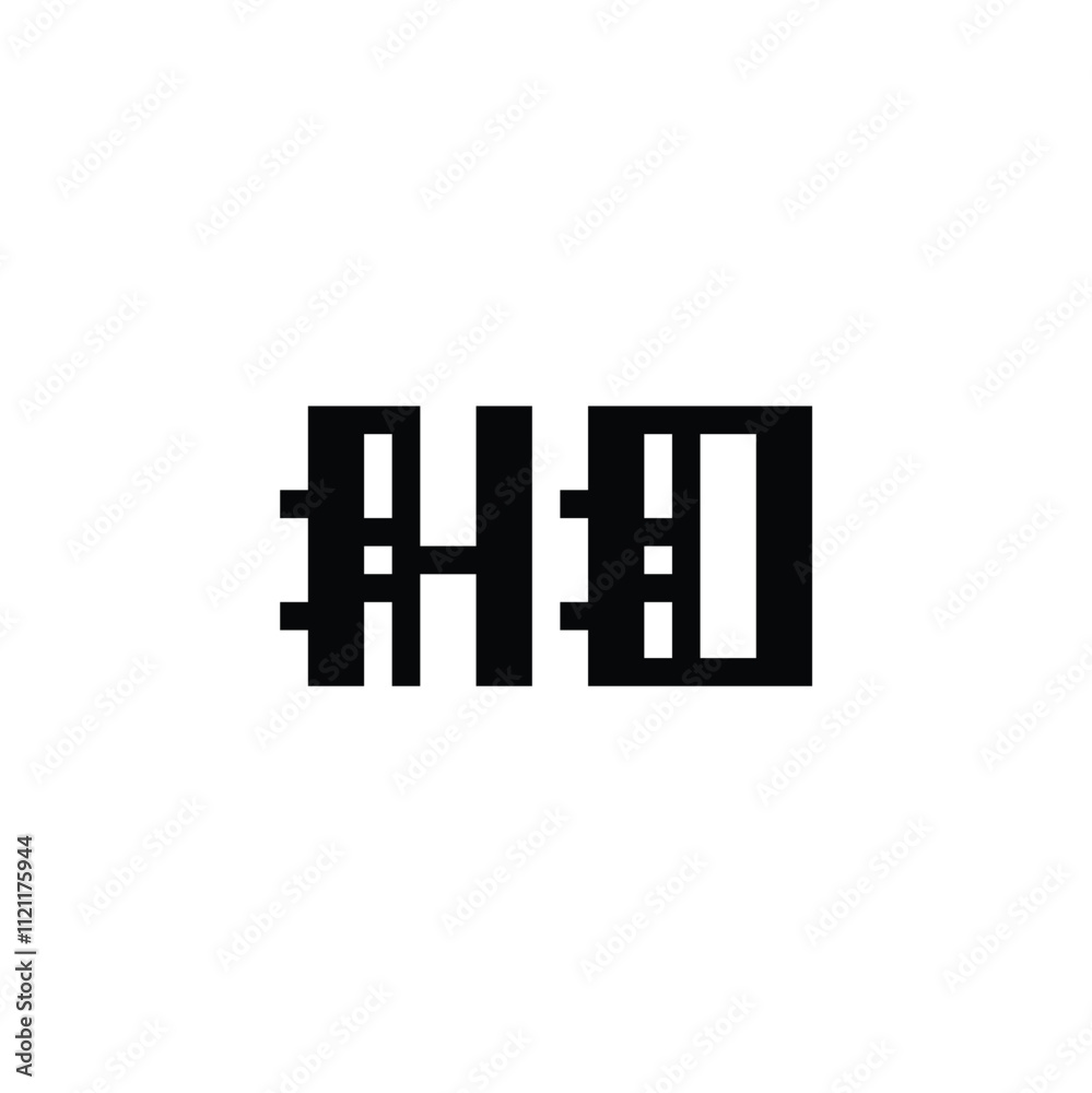 HO monogram logo design letter text name symbol monochrome logotype alphabet character simple logo HO monogram logo design letter text name symbol monochrome logotype alphabet character simple logo