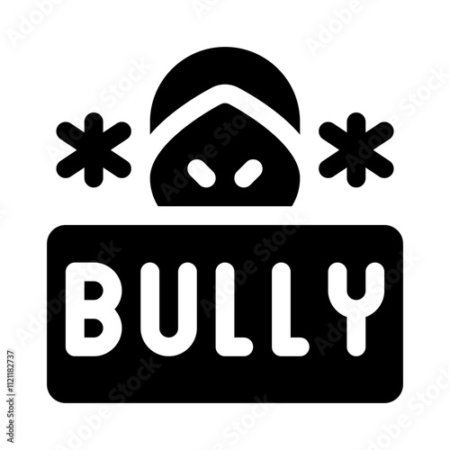 Cyber Bullying glyph icon