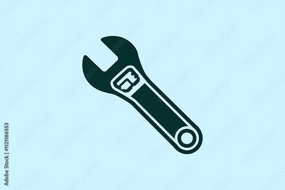 wrench illustration icon wrench illustration icon