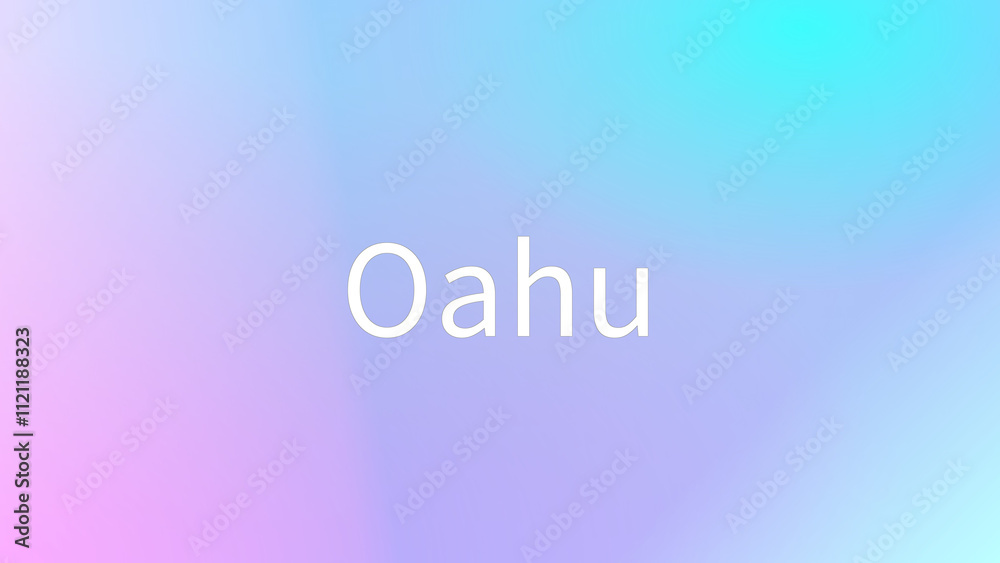 Oahu のグラデーション背景イラスト Oahu のグラデーション背景イラスト