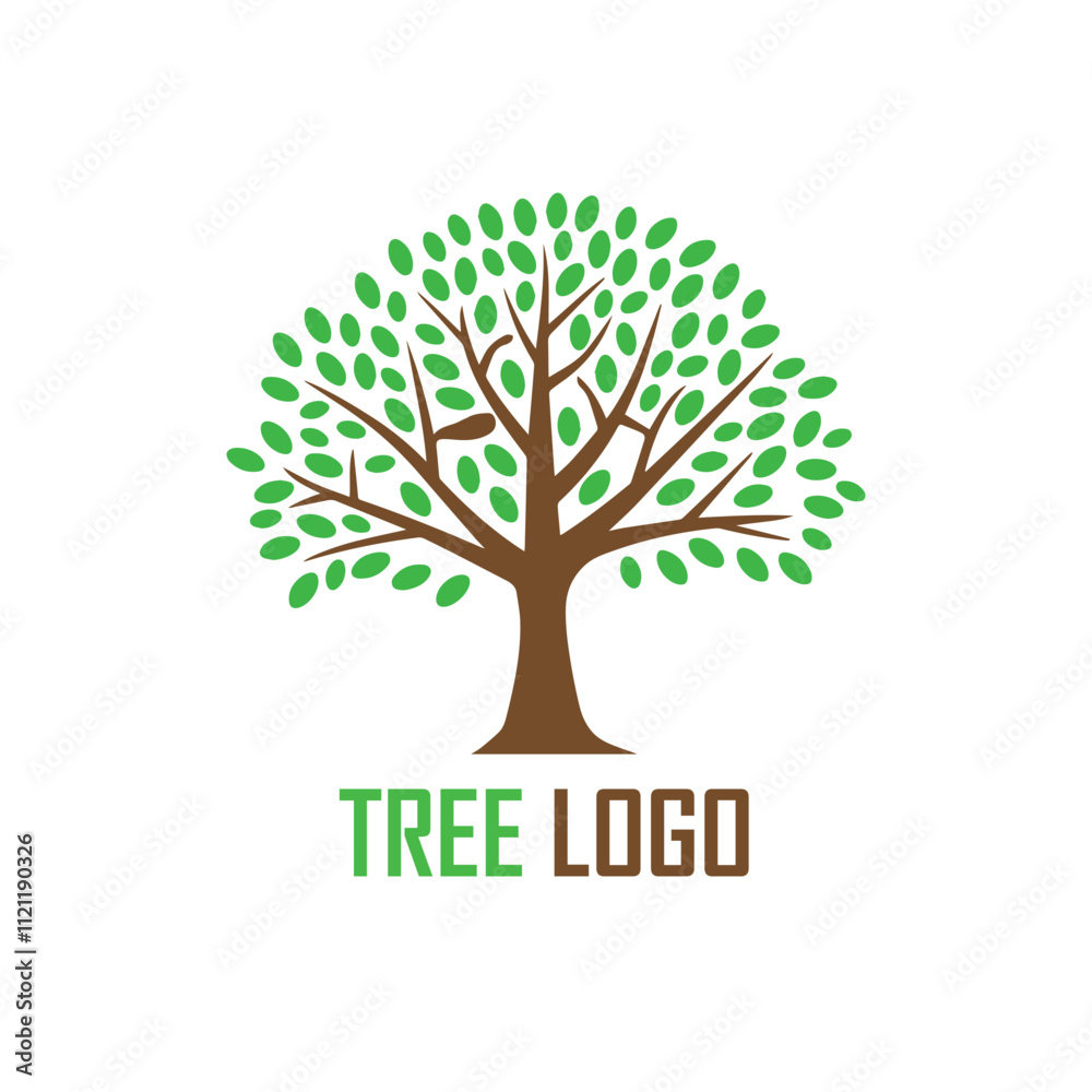 Creative and Elegant Abstract Minimalistic Tree Logo Design Vector for any Brand Company Creative and Elegant Abstract Minimalistic Tree Logo Design Vector for any Brand Company