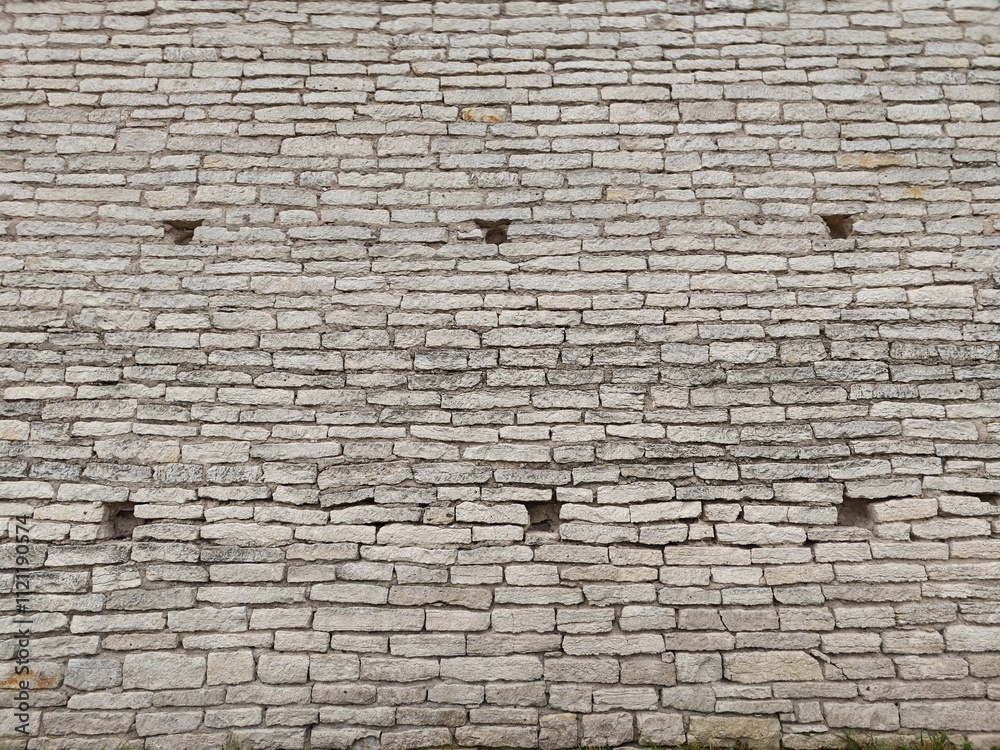 Obraz premium Old Medieval Stone Fort Wall