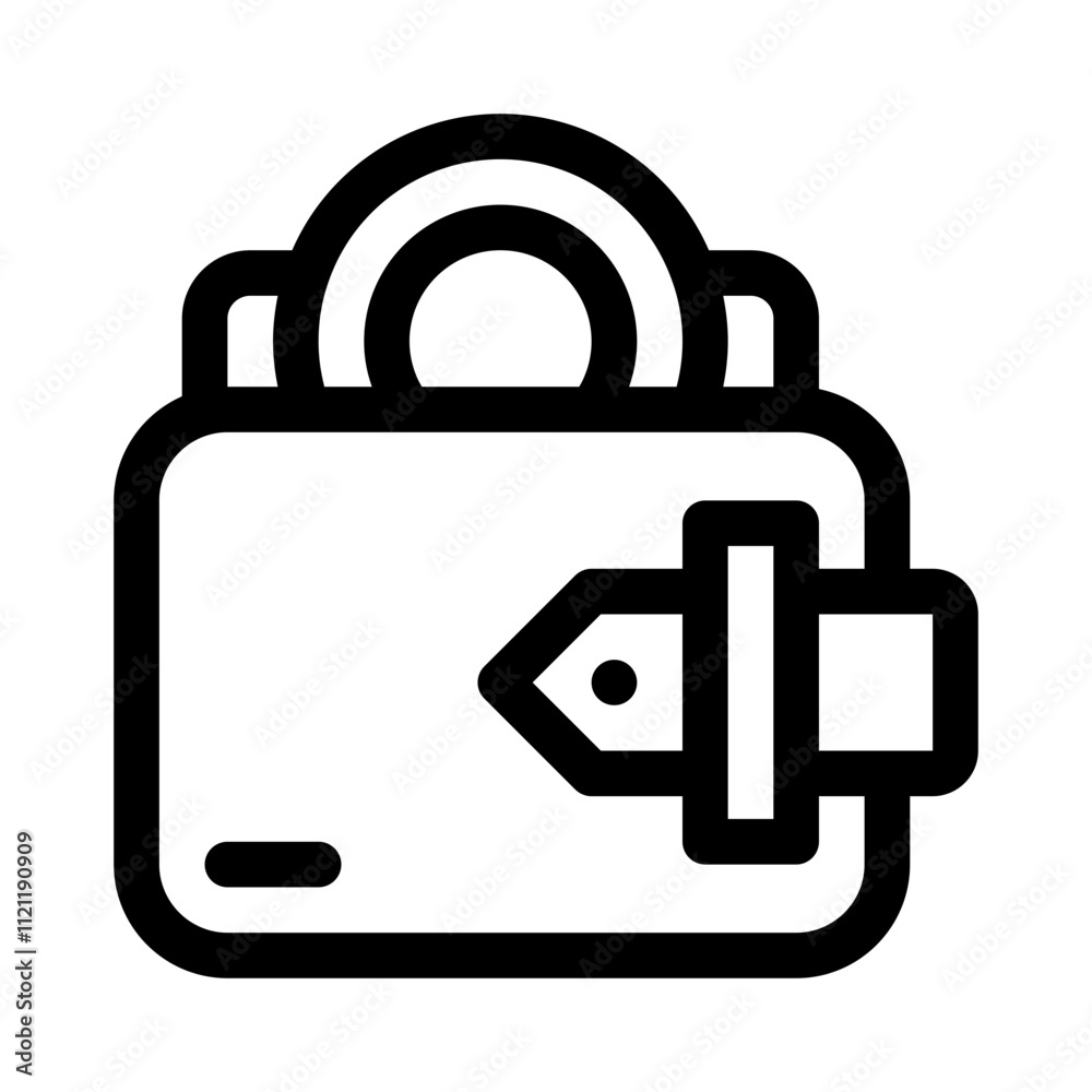 Wallet line icon Wallet line icon