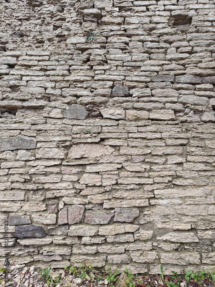 Old Medieval Stone Fort Wall Old Medieval Stone Fort Wall