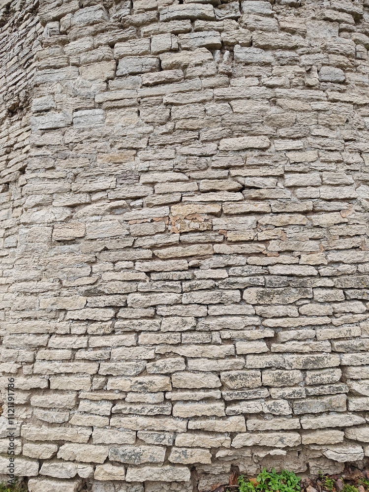 Fototapeta premium Old Medieval Stone Fort Wall