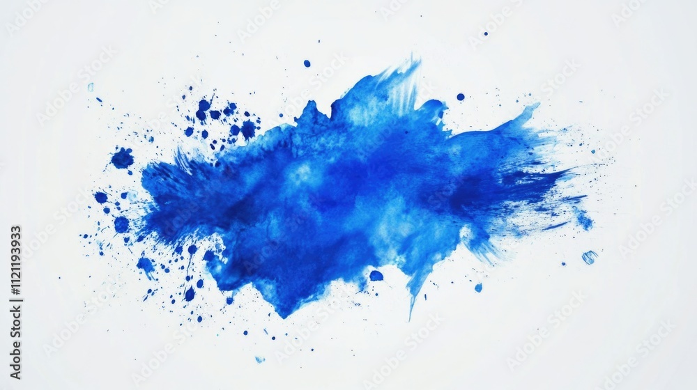 Fototapeta premium Blue Powder Cloud