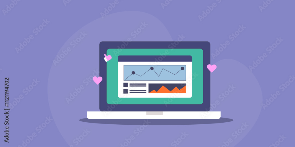 Social media marketing data and analytics report. E-business promotion, customer engagement and web traffic metrics. Social media marketing data and analytics report. E-business promotion, customer engagement and web traffic metrics.