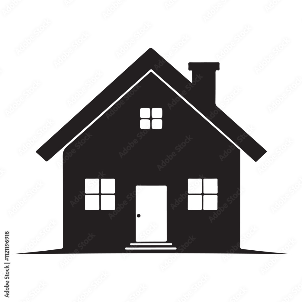Simple silhouette home Simple silhouette home