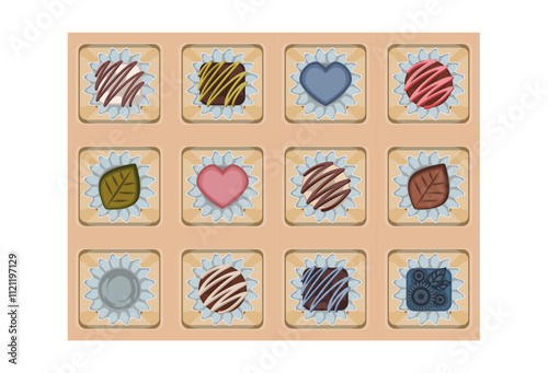 クラシカルな洋菓子セットの多彩なデザイン