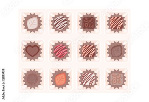 クラシカルな洋菓子セットの多彩なデザイン