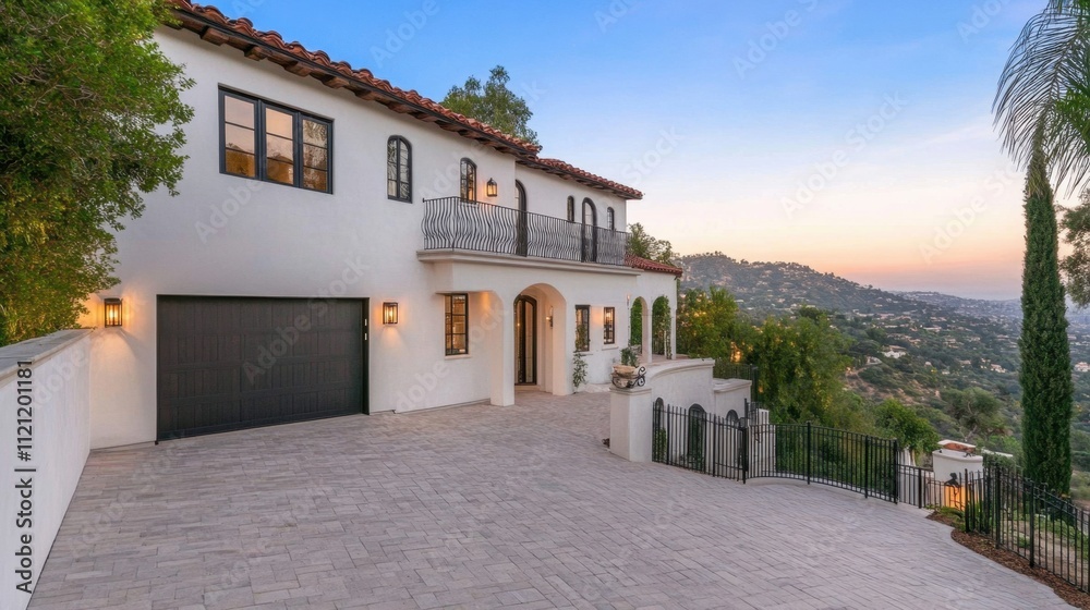 Beautiful Mediterranean Style House with Scenic Mountain View Beautiful Mediterranean Style House with Scenic Mountain View