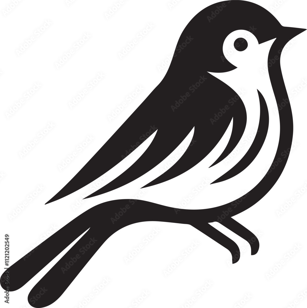 Minimalist black and white bird vector design perfect for logos, illustrations, and creative projects. Clean lines and simple design make it versatile for various digital and print applications. Minimalist black and white bird vector design perfect for logos, illustrations, and creative projects. Clean lines and simple design make it versatile for various digital and print applications.