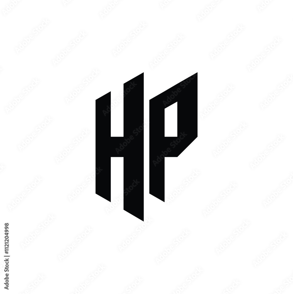HP monogram logo design letter text name symbol monochrome logotype alphabet character simple logo HP monogram logo design letter text name symbol monochrome logotype alphabet character simple logo