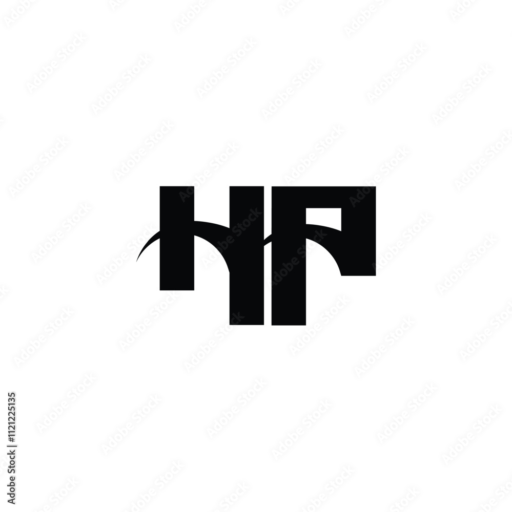 HP monogram logo design letter text name symbol monochrome logotype alphabet character simple logo HP monogram logo design letter text name symbol monochrome logotype alphabet character simple logo
