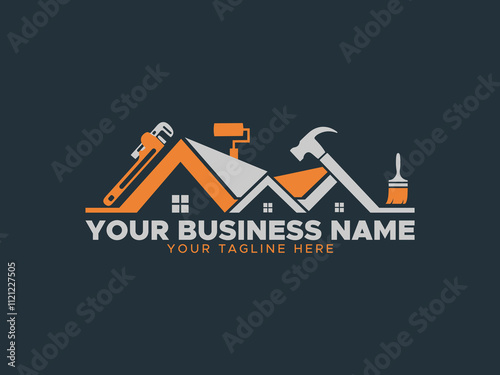 Construction Company logo,Building construction vector design,Reliable contruction template
