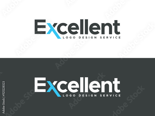 Excellent Text Logo Design. Text Based Excellent Logo Design, Excellent Logo Design