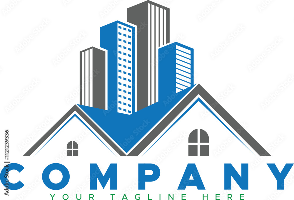 Real Estate Logo Design, Unique real estate template, Polished real estate vector design Real Estate Logo Design, Unique real estate template, Polished real estate vector design