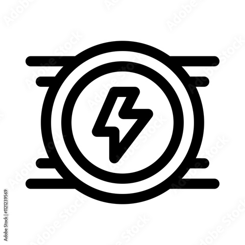 Electric Spark line icon