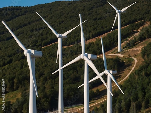 Wind turbines in a clean energy landscape